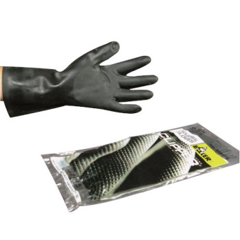PAIA GUANTI NEOPRENE NERO Tg. 9-9 1/2 (L) ANTIACIDO-ANTISOLVENTE